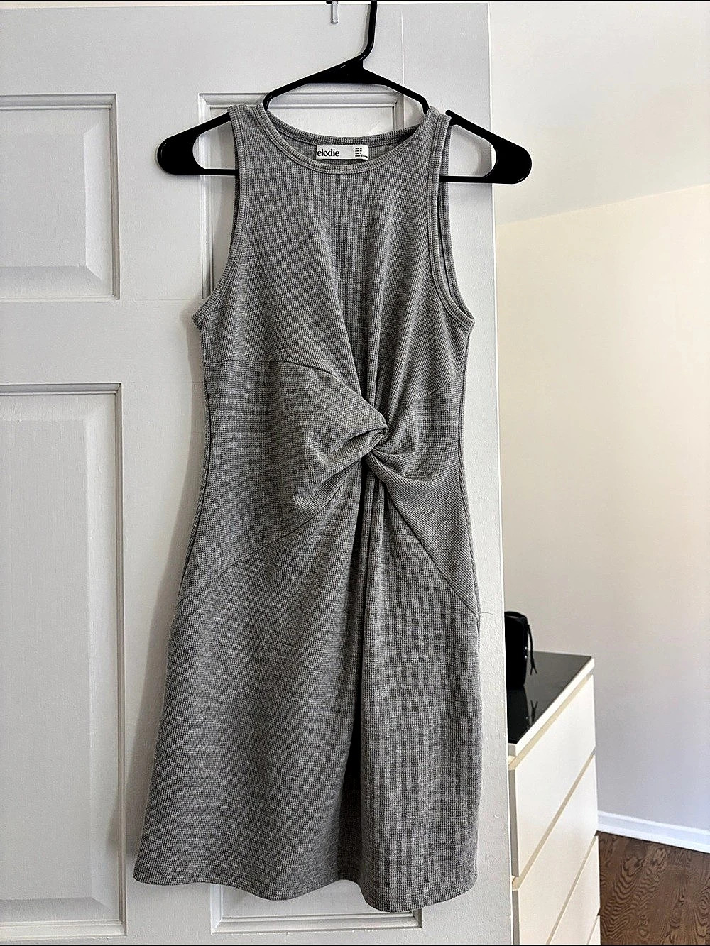 Gray Sleeveless Midi Dress Like New